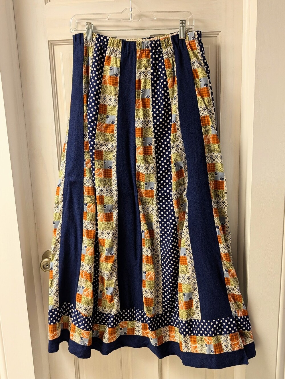 Vintage 70s Patchwork Skirt | Chessa Davis Boho Peasant Skirt